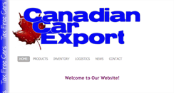 Desktop Screenshot of canadiancarexport.com